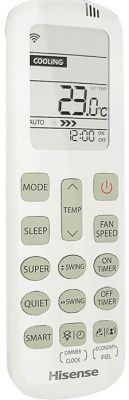 Кондиционер Hisense Zoom AS-07UW4RYRKB00 WI-FI