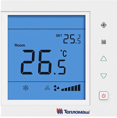 Настенный фанкойл до 3,5 кВт Тепломаш КЭВ-3Ф3ПМ