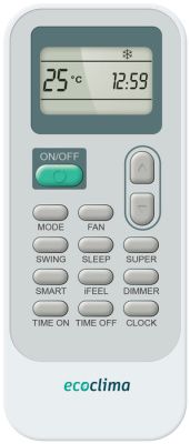 Кондиционер Ecoclima Elegant Line ECW-HE07/AA-4R2 / EC-HE07/A-4R2