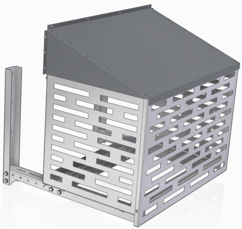 Корзина ROTADO КДК с козырьком