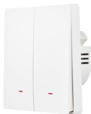 Выключатель Hommyn Выключатель 2 клавиши (без нейтрали)