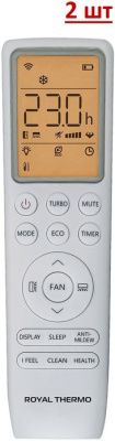 Мульти сплит-система на 2 комнаты Royal Thermo RTFMO-18HN8/RTFMI-09HN8/white*2