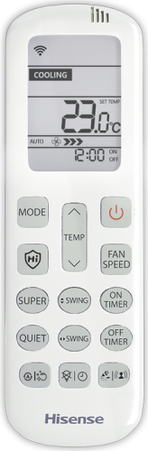 Настенный внутренний блок мульти сплит-системы Hisense Zoom Free Match AMS-07UW4RMRKB00