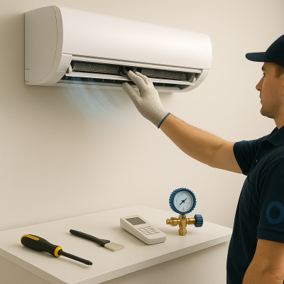 Сервисное обслуживание настенного кондиционера Сервисное обслуживание настенного кондиционера