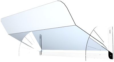 Экран регулируемый WOW SHIELD 800