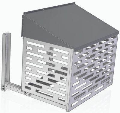 Корзина ROTADO КДК с козырьком
