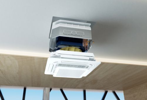 Кассетный кондиционер Hisense AUC-36HR4SKA/AUW-36H6SD