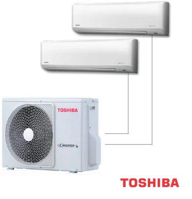 Внешний блок мульти сплит-системы на 2 комнаты Toshiba RAS-2M14G3AVG-E
