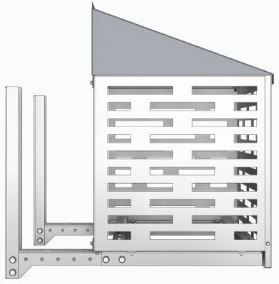 Корзина ROTADO КДК с козырьком