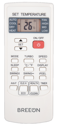 Кассетный кондиционер Breeon BLC-36AC